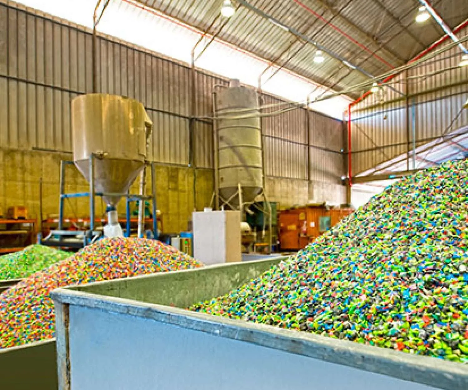 Colorfully Granules in factory