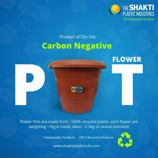 plastic flower pots