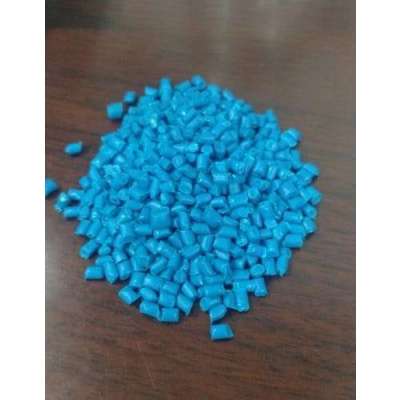 Recycled-HDPE-blow-blue-granules