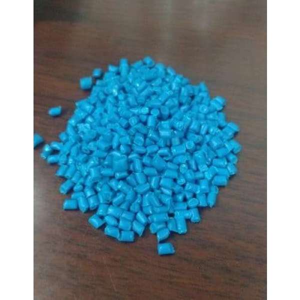 Recycled-HDPE-blow-blue-granules