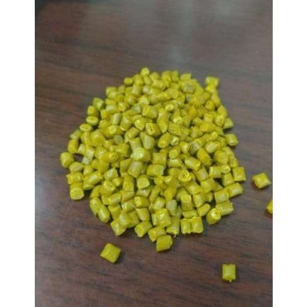 Recycled-HDPE-blow-yellow-granules