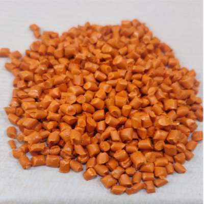 Recycled-pp-orange-grade-granules