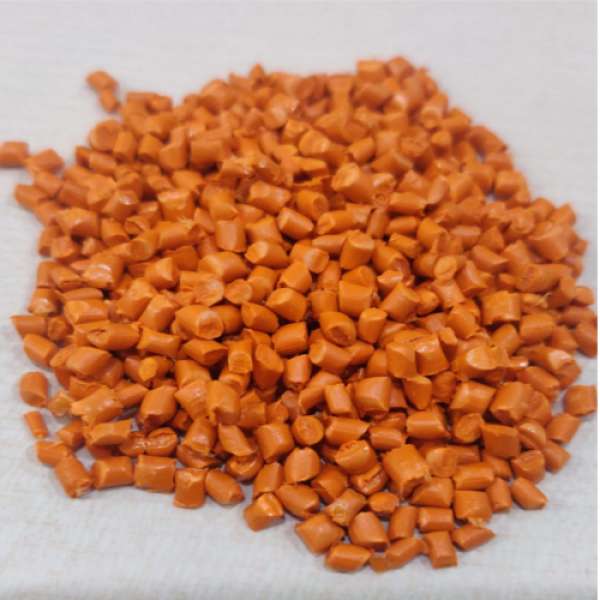 Recycled-pp-orange-grade-granules