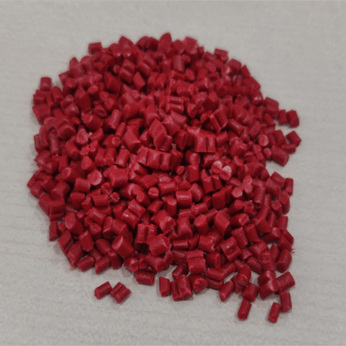 Recycled-PP-red-grade-granules