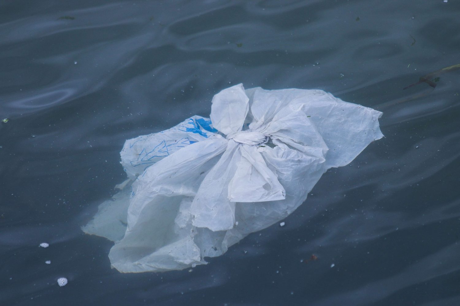 plastic waste in the ocean