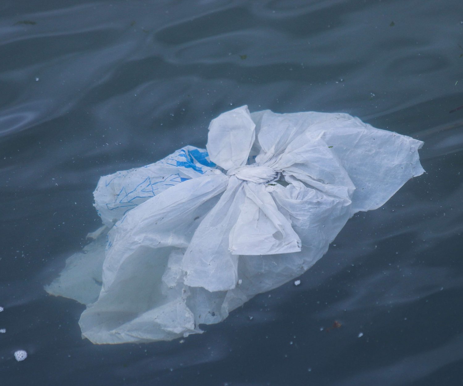 plastic waste in the ocean