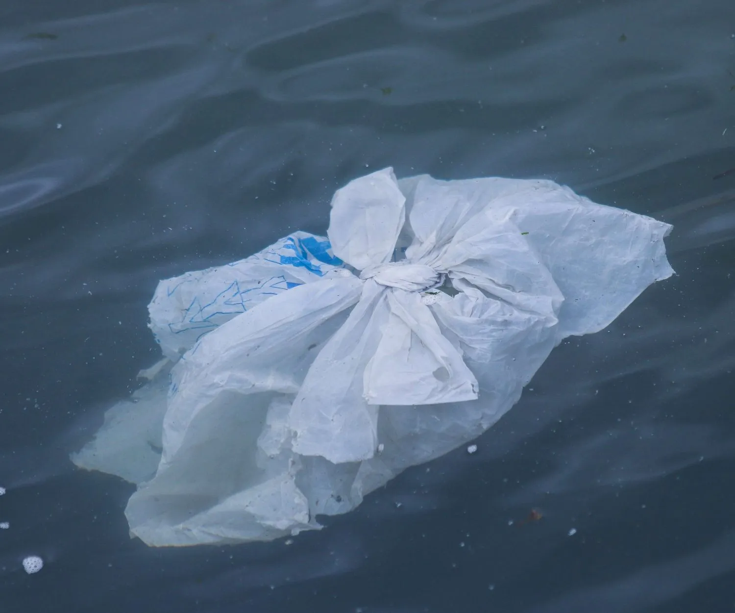 plastic waste in the ocean