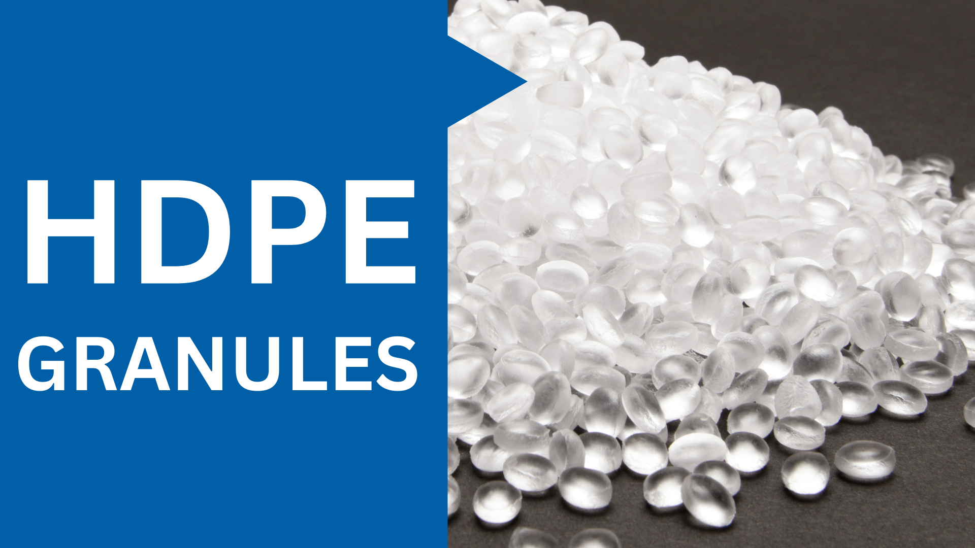 What is Recycled HDPE Granules? Plastic Waste Recycling