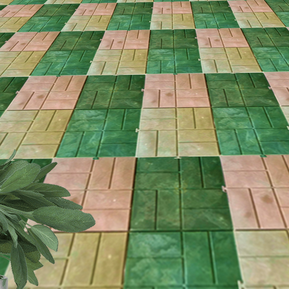 Tiles Super Shakti Recycled Plastic Tiles Durable and Strong