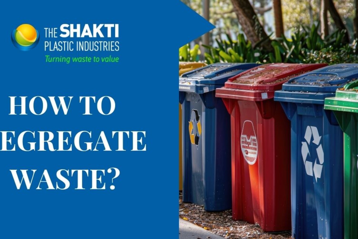 how to segregate waste?