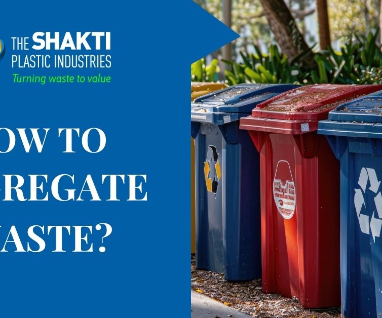 how to segregate waste?